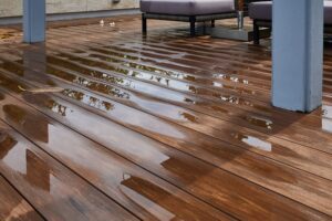 Drying Hardwood Floor, Wood Floor Water Damage